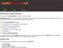 Tablet Screenshot of gratiswebshop.net